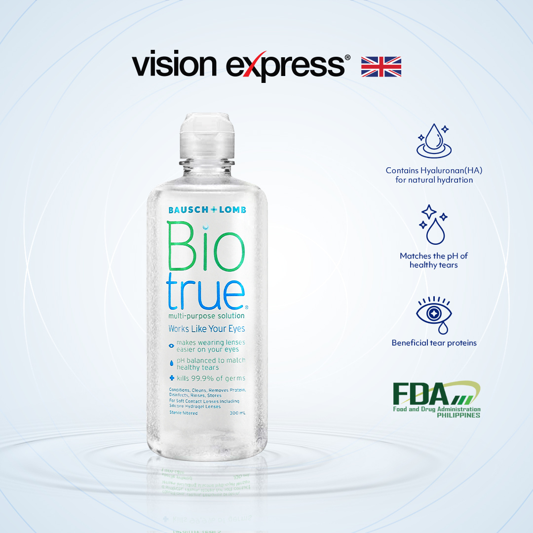 Bausch & Lomb Biotrue Solution 300ml (No Box) - Vision Express Optical Philippines