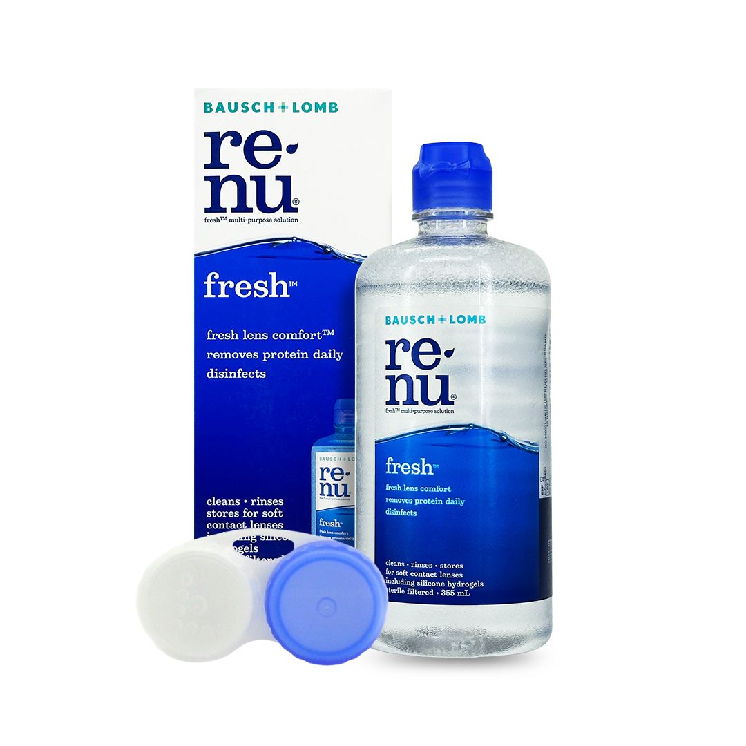 Bausch & Lomb Renu Contact Lens Solution 355ml (Near Expiry: January 2026) - Vision Express Optical Philippines