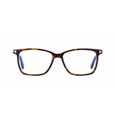 Tom Ford Men's Brown Plastic Square Eyeglasses TF 5478FB/054