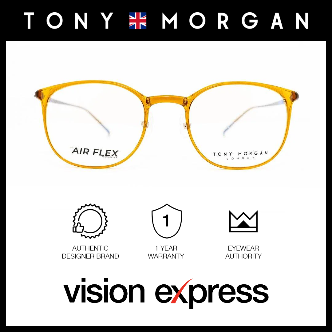 Tony Morgan Super Flexible Unisex Brown Plastic Square Eyeglasses TM 1003/004S - Vision Express Optical Philippines