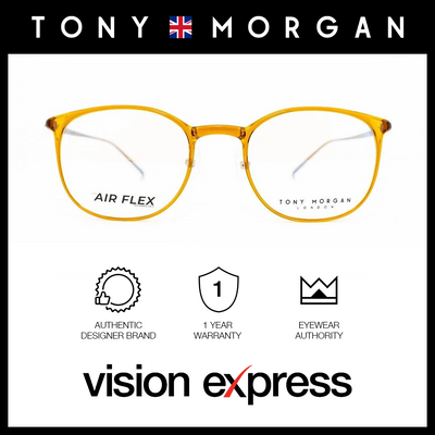 Tony Morgan Super Flexible Unisex Brown Plastic Square Eyeglasses TM 1003/004S - Vision Express Optical Philippines
