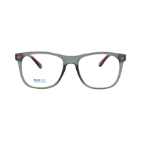 Tony Morgan Kids Matte Grey Acetate Square Eyeglasses TM 1006/C157/BS_00