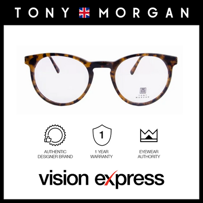 Tony Morgan Women's Bronze Plastic Round Eyeglasses TM 17283/C02 - Vision Express Optical Philippines