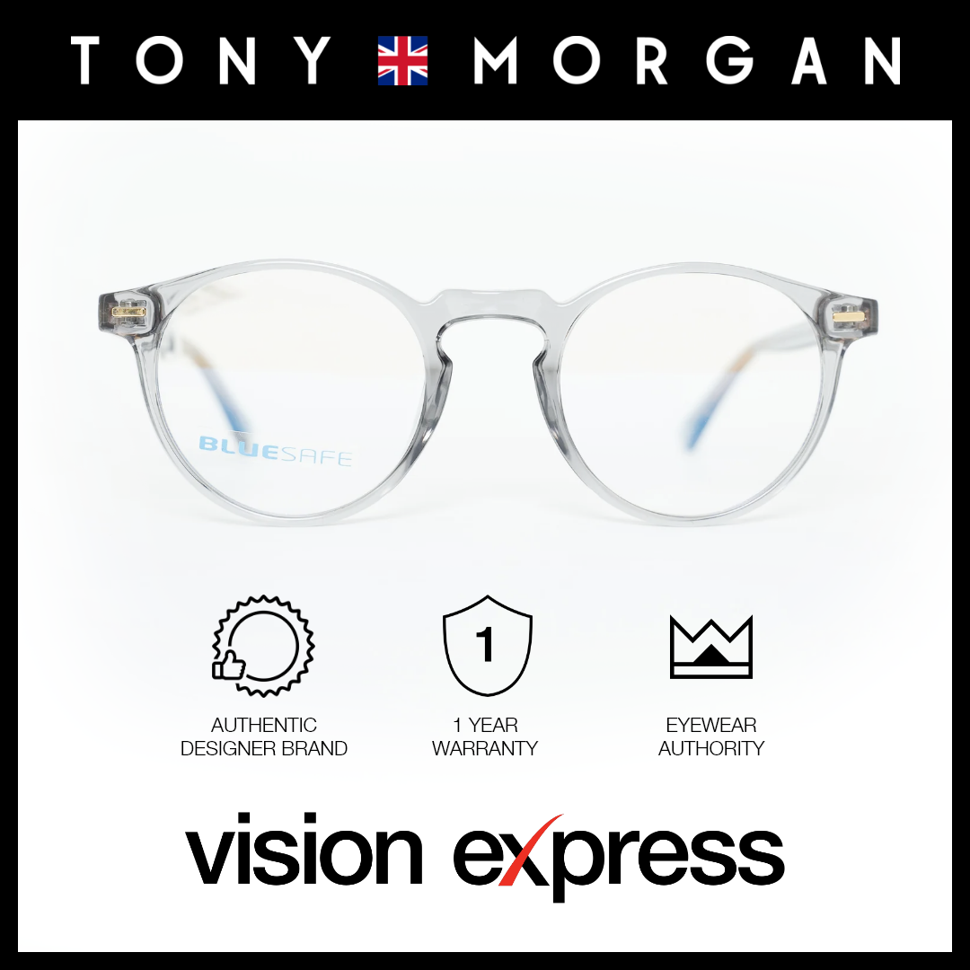 Tony Morgan Women's Silver Tr 90 Round Eyeglasses TM2083SLVER54 - Vision Express Optical Philippines