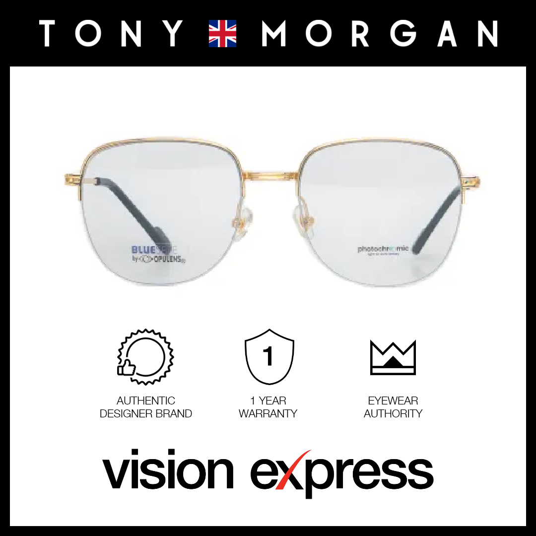 Tony Morgan Women's Black Metal Round Eyeglasses TM31751C256PURP - Vision Express Optical Philippines