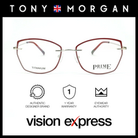 Tony Morgan Women's Red Titanium Cat Eye Eyeglasses TM 38620/C2 - Vision Express Optical Philippines