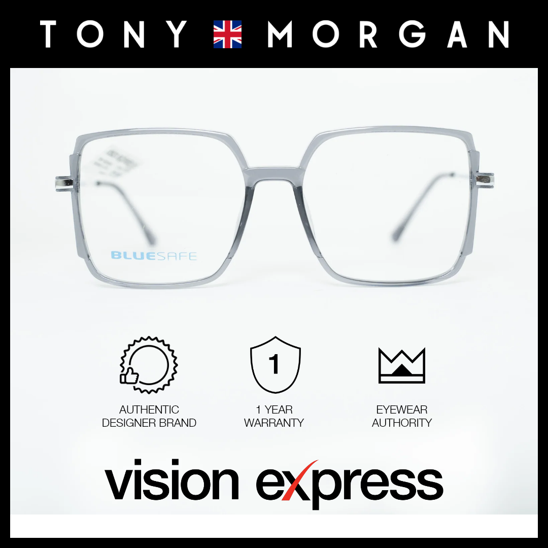 Tony Morgan Women's Silver Tr 90 Irregular Eyeglasses TM9669SLVER53 - Vision Express Optical Philippines