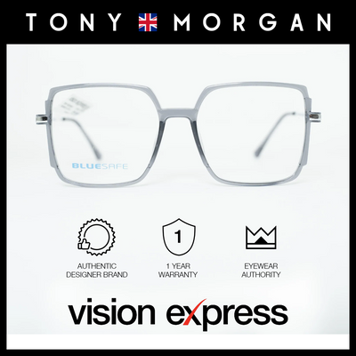 Tony Morgan Women's Silver Tr 90 Irregular Eyeglasses TM9669SLVER53 - Vision Express Optical Philippines