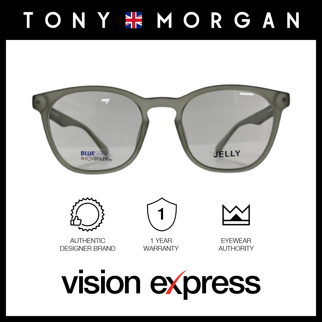 Tony Morgan Men's Green TR 90 Square Eyeglasses with Anti-Blue Light and Replaceable Lens TMALBAGREEN56 - Vision Express Optical Philippines