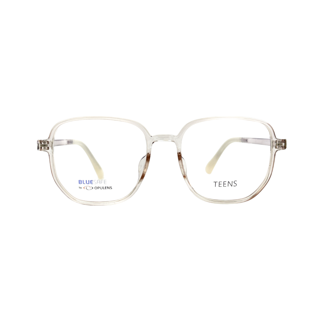 Tony Morgan Unisex Beige TR90 Square Eyeglasses TMCHLOEBEIGE52 - Vision Express Optical Philippines