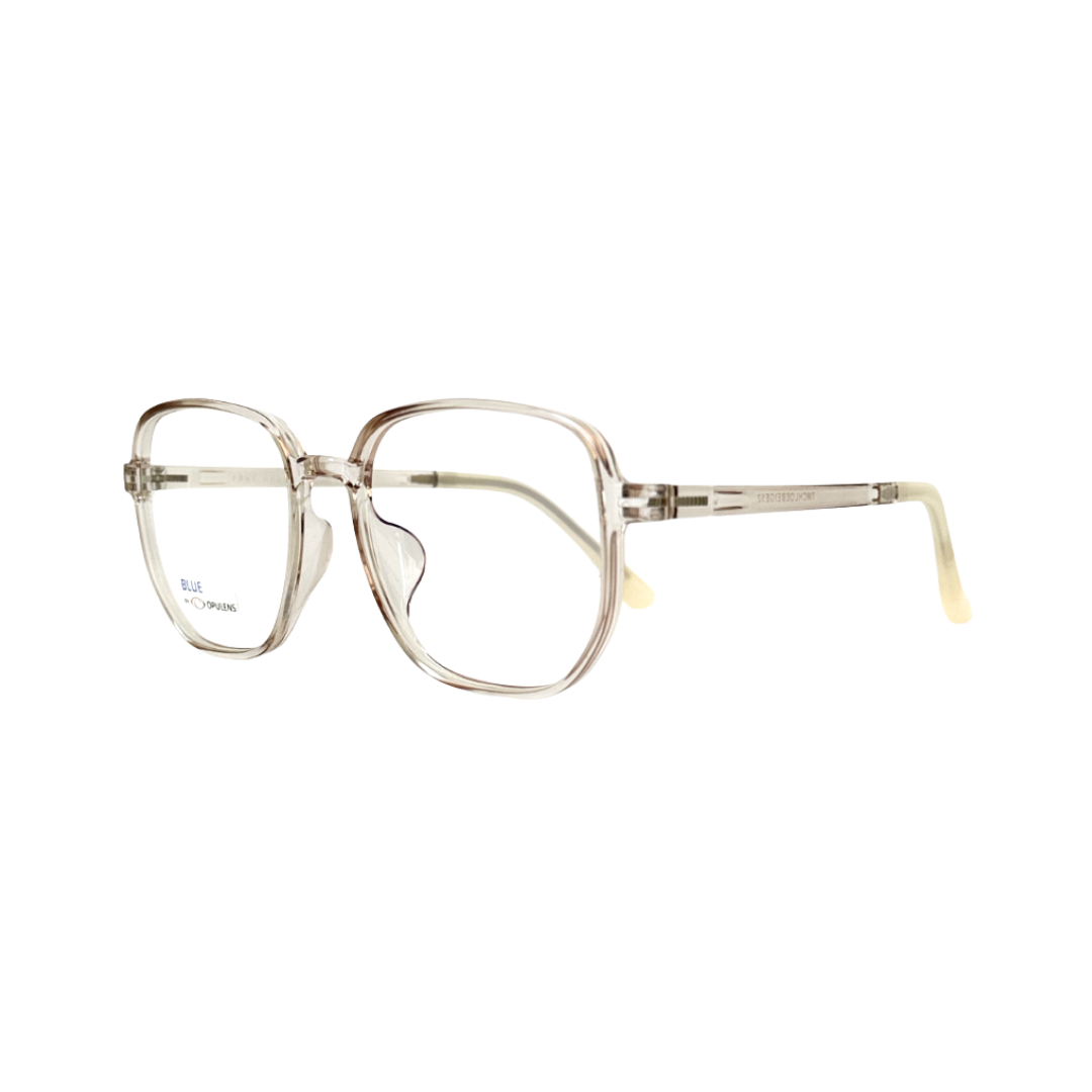 Tony Morgan Unisex Beige TR90 Square Eyeglasses TMCHLOEBEIGE52 - Vision Express Optical Philippines