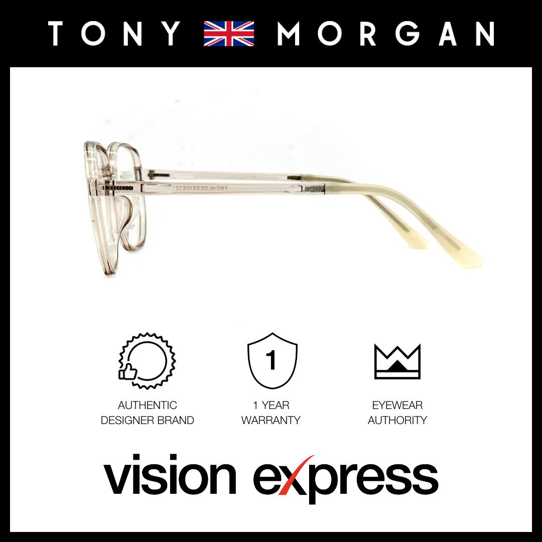 Tony Morgan Unisex Beige TR90 Square Eyeglasses TMCHLOEBEIGE52 - Vision Express Optical Philippines