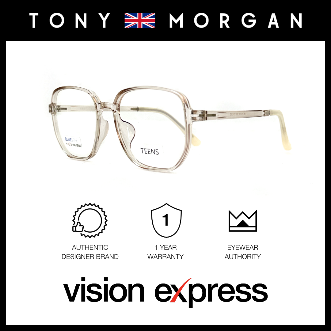 Tony Morgan Unisex Beige TR90 Square Eyeglasses TMCHLOEBEIGE52 - Vision Express Optical Philippines