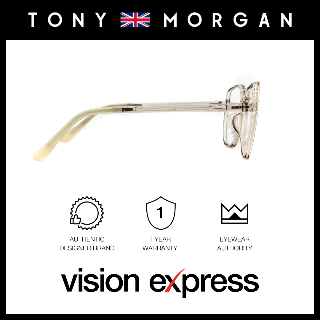 Tony Morgan Unisex Beige TR90 Square Eyeglasses TMCHLOEBEIGE52 - Vision Express Optical Philippines