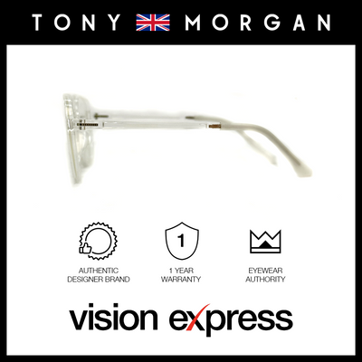 Tony Morgan Unisex Clear TR90 Square Eyeglasses TMCHLOECLEAR52 - Vision Express Optical Philippines