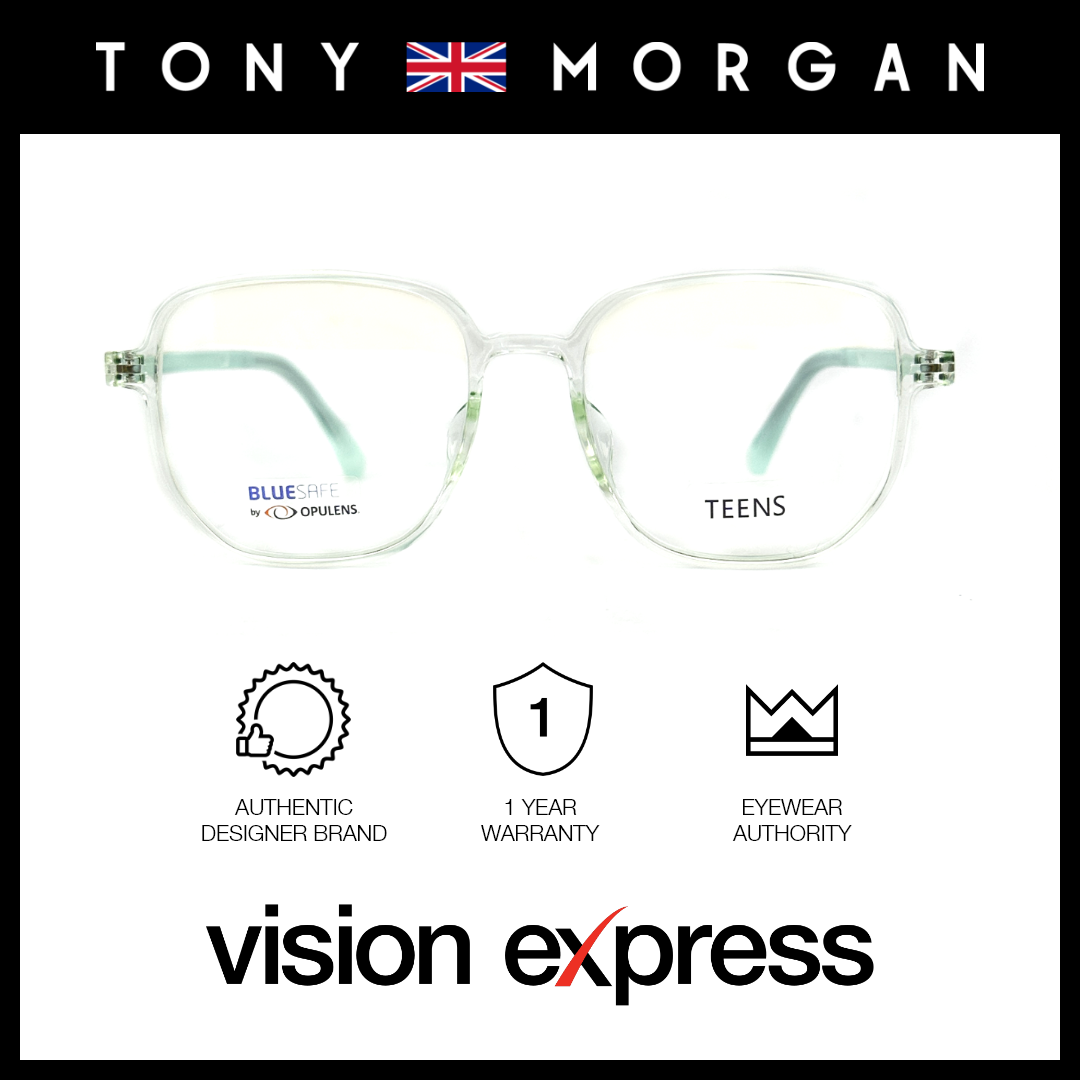 Tony Morgan Unisex Green TR90 Square Eyeglasses TMCHLOEGREEN52 - Vision Express Optical Philippines