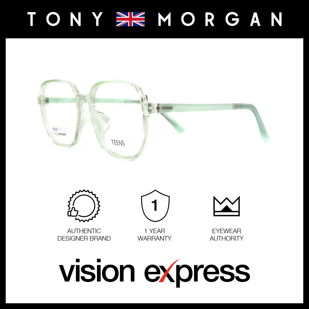 Tony Morgan Unisex Green TR90 Square Eyeglasses TMCHLOEGREEN52 - Vision Express Optical Philippines