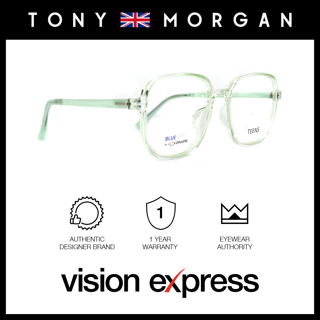 Tony Morgan Unisex Green TR90 Square Eyeglasses TMCHLOEGREEN52 - Vision Express Optical Philippines