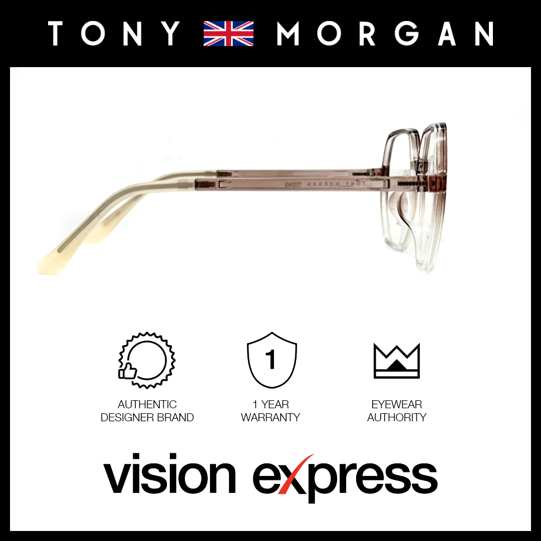 Tony Morgan Unisex Brown TR90 Irregular Eyeglasses TMDANBROWN53 - Vision Express Optical Philippines