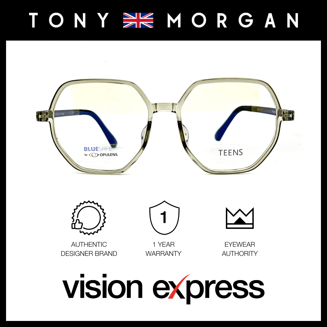 Tony Morgan Unisex Green TR90 Irregular Eyeglasses TMDANGREEN53 - Vision Express Optical Philippines