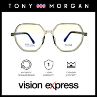 Tony Morgan Unisex Green TR90 Irregular Eyeglasses TMDANGREEN53 - Vision Express Optical Philippines