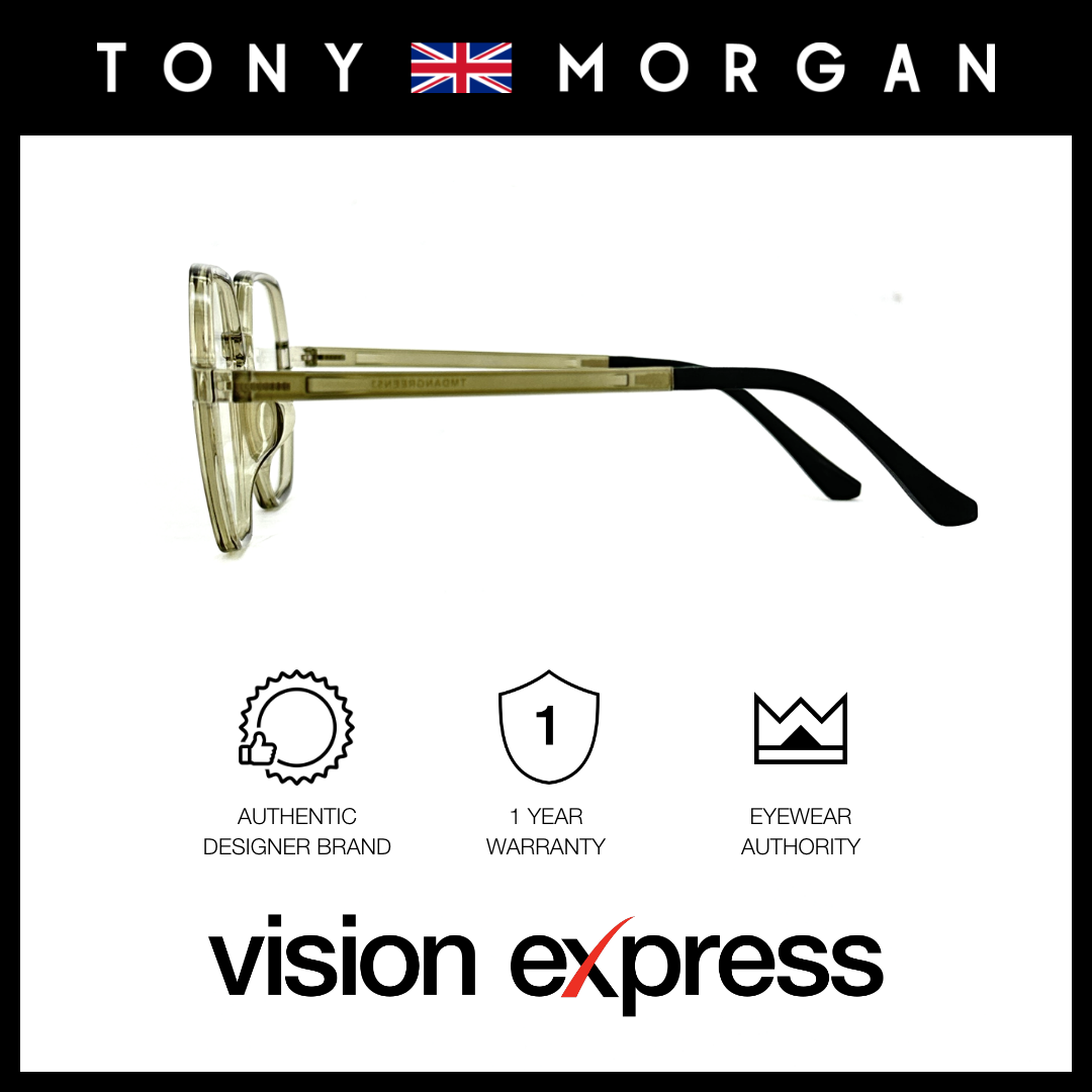 Tony Morgan Unisex Green TR90 Irregular Eyeglasses TMDANGREEN53 - Vision Express Optical Philippines