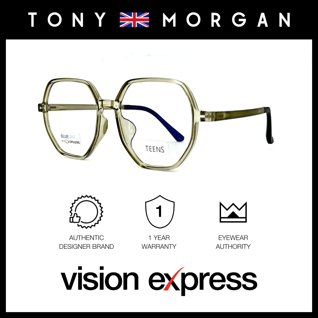 Tony Morgan Unisex Green TR90 Irregular Eyeglasses TMDANGREEN53 - Vision Express Optical Philippines