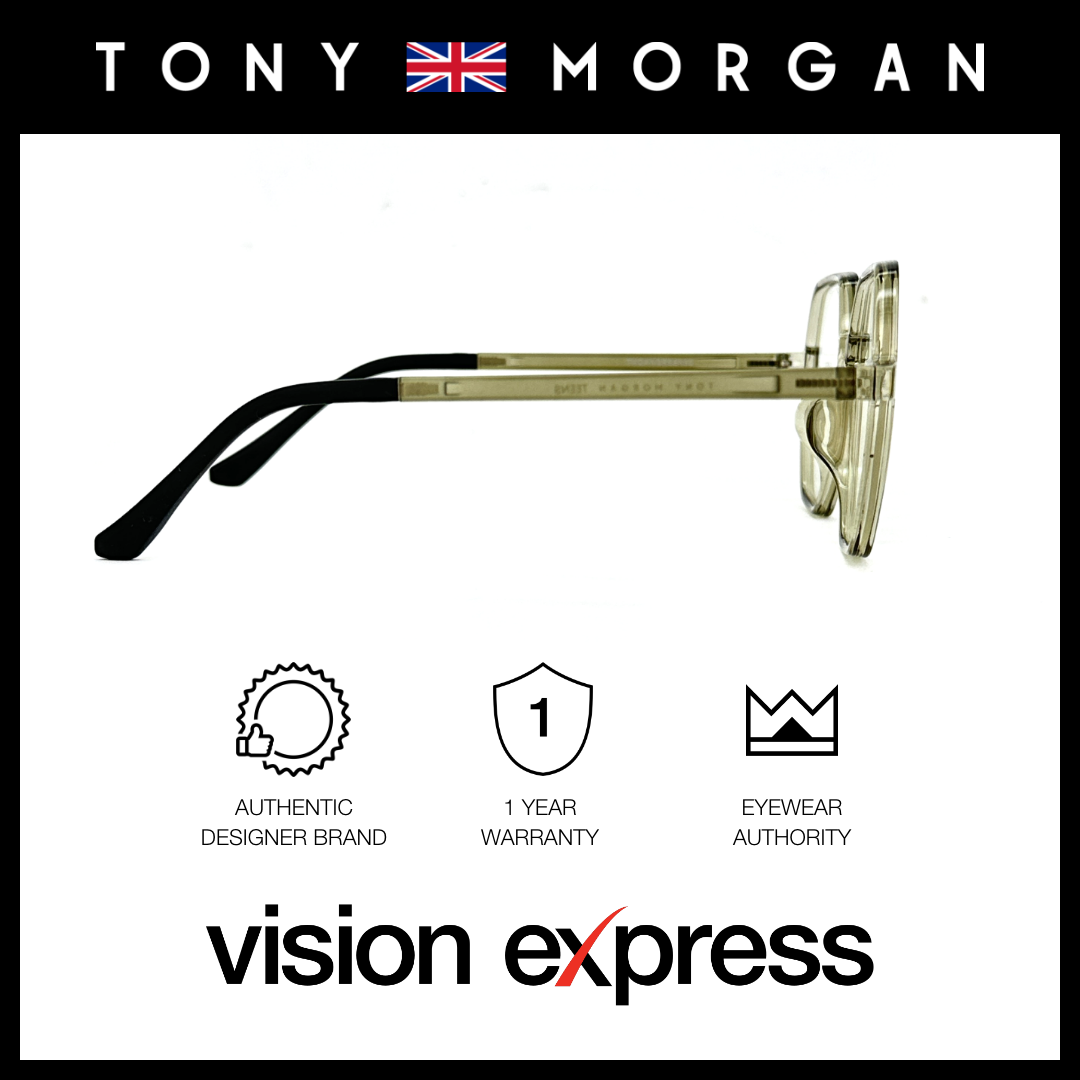 Tony Morgan Unisex Green TR90 Irregular Eyeglasses TMDANGREEN53 - Vision Express Optical Philippines
