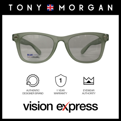 Tony Morgan Women's Green TR 90 Square Eyeglasses with Anti-Blue Light and Replaceable Lens TMELLISGREEN51 - Vision Express Optical Philippines