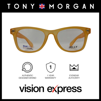 Tony Morgan Women's Orange TR 90 Square Eyeglasses with Anti-Blue Light and Replaceable Lens TMELLISORANGE51 - Vision Express Optical Philippines