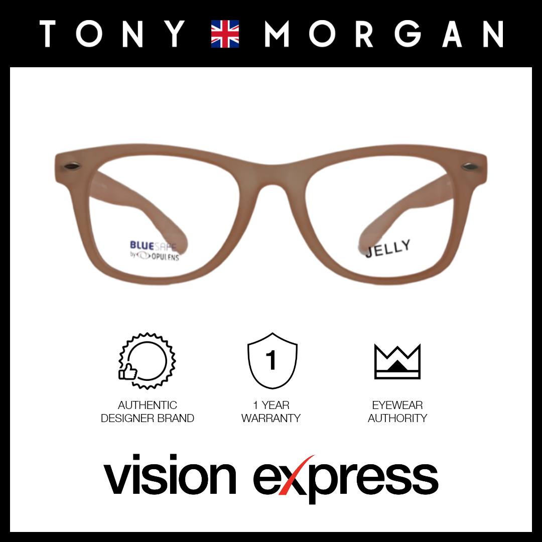 Tony Morgan Women's Pink TR 90 Square Eyeglasses with Anti-Blue Light and Replaceable Lens TMELLISPINK51 - Vision Express Optical Philippines