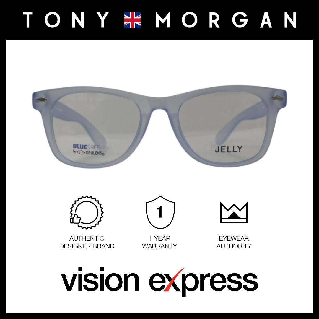 Tony Morgan Women's Purple TR 90 Square Eyeglasses with Anti-Blue Light and Replaceable Lens TMELLISPURPLE51 - Vision Express Optical Philippines