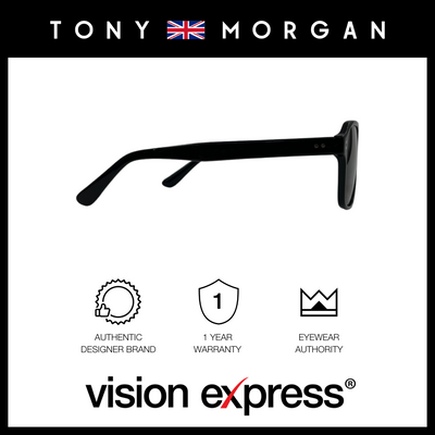 Tony Morgan Men's Black Aviator Acetate Sunglasses TMETHANBLACK54 - Vision Express Optical Philippines
