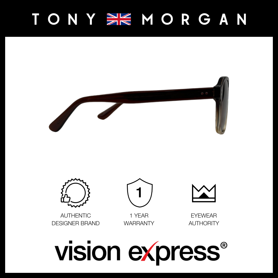 Tony Morgan Men's Brown Aviator Acetate Sunglasses TMETHANBROWN54 - Vision Express Optical Philippines