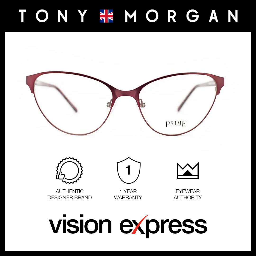 Tony Morgan Women's Purple Titanium Cat Eye Eyeglasses TM FF481088/C1 - Vision Express Optical Philippines