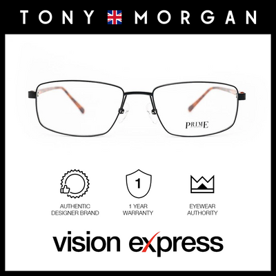 Tony Morgan Men's Brown Titanium Square Eyeglasses TM FF483692/C3 - Vision Express Optical Philippines