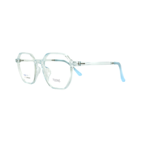 Tony Morgan Unisex Blue TR90 Irregular Eyeglasses TMHARPERBLUE51
