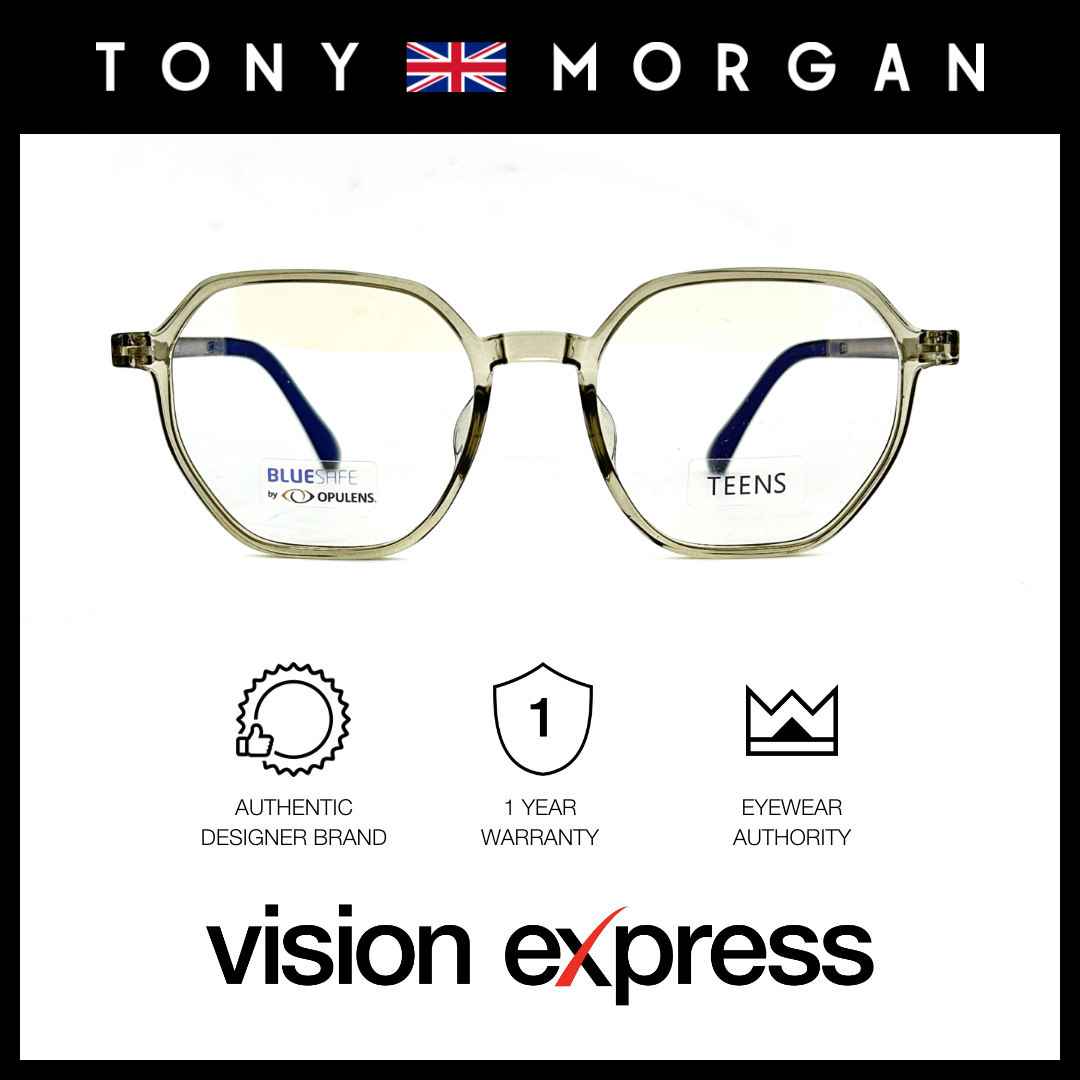 Tony Morgan Unisex Green TR90 Irregular Eyeglasses TMHARPERGREEN51 - Vision Express Optical Philippines