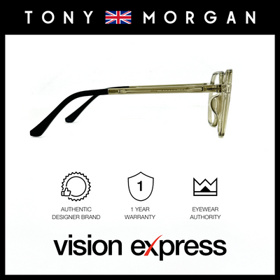 Tony Morgan Unisex Green TR90 Irregular Eyeglasses TMHARPERGREEN51 - Vision Express Optical Philippines