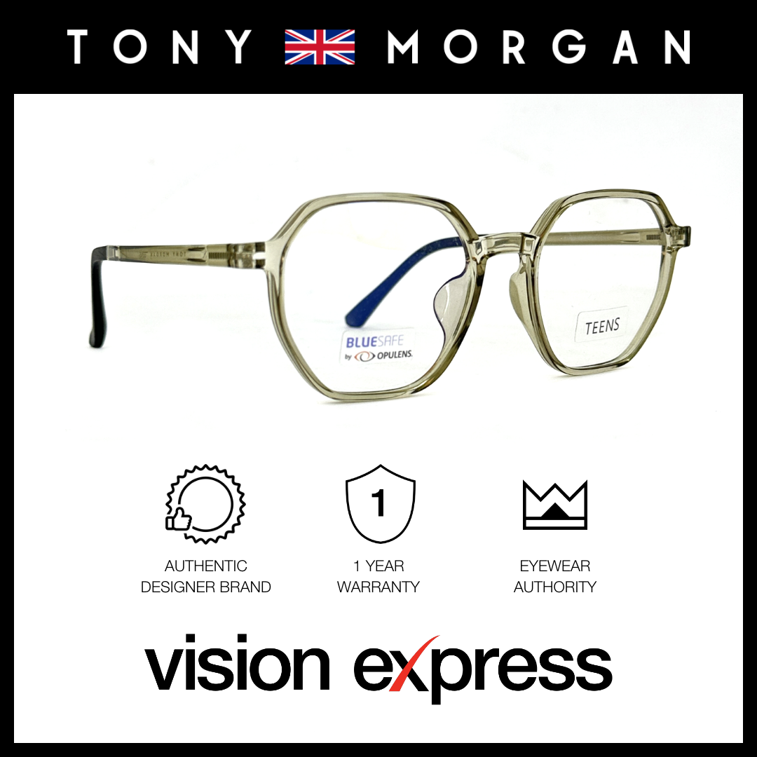 Tony Morgan Unisex Green TR90 Irregular Eyeglasses TMHARPERGREEN51 - Vision Express Optical Philippines