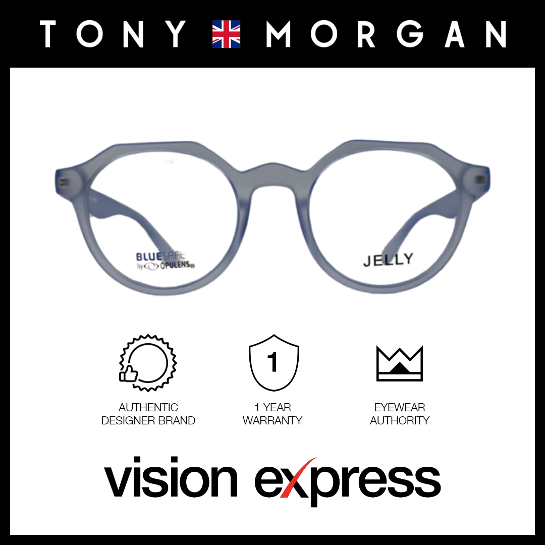 Tony Morgan Women's Purple TR 90 Irregular Eyeglasses with Anti-Blue Light and Replaceable Lens TMIRISPURPLE48 - Vision Express Optical Philippines