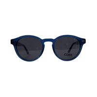 Tony Morgan Men's Blue Round Acetate Sunglasses TMJACKBLUE51 - Vision Express Optical Philippines