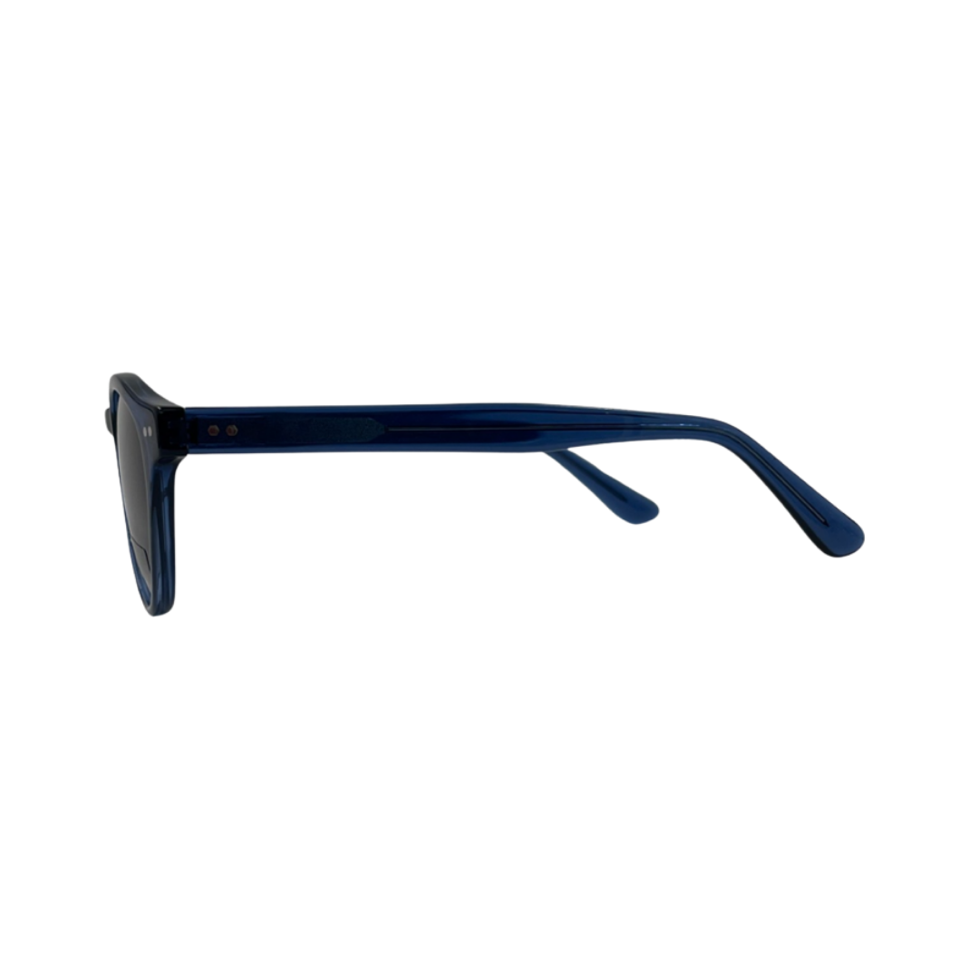 Tony Morgan Men's Blue Round Acetate Sunglasses TMJACKBLUE51 - Vision Express Optical Philippines