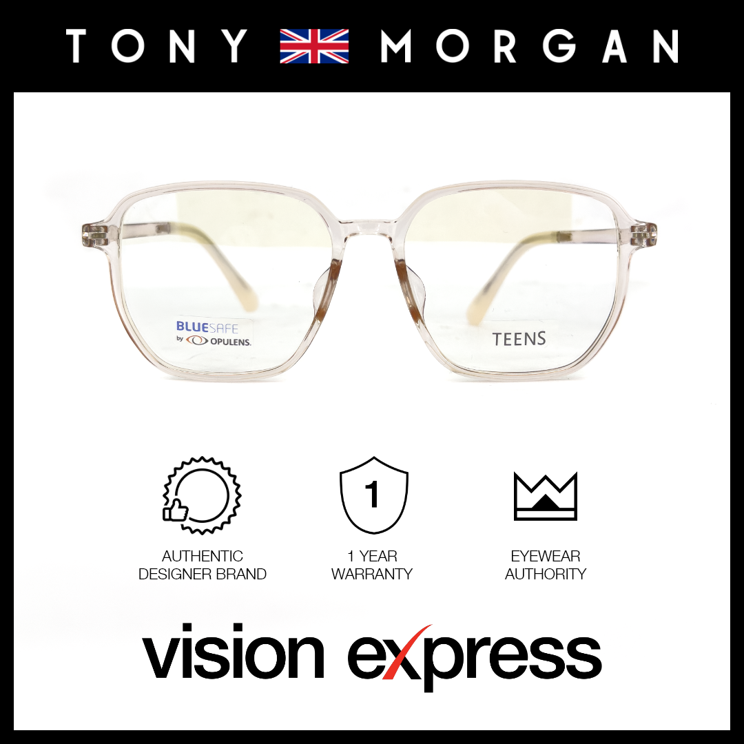 Tony Morgan Unisex Beige TR90 Square Eyeglasses TMJOJOBEIGE53 - Vision Express Optical Philippines