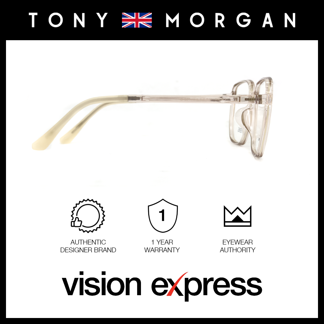 Tony Morgan Unisex Beige TR90 Square Eyeglasses TMJOJOBEIGE53 - Vision Express Optical Philippines