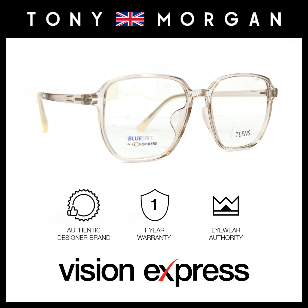 Tony Morgan Unisex Beige TR90 Square Eyeglasses TMJOJOBEIGE53 - Vision Express Optical Philippines