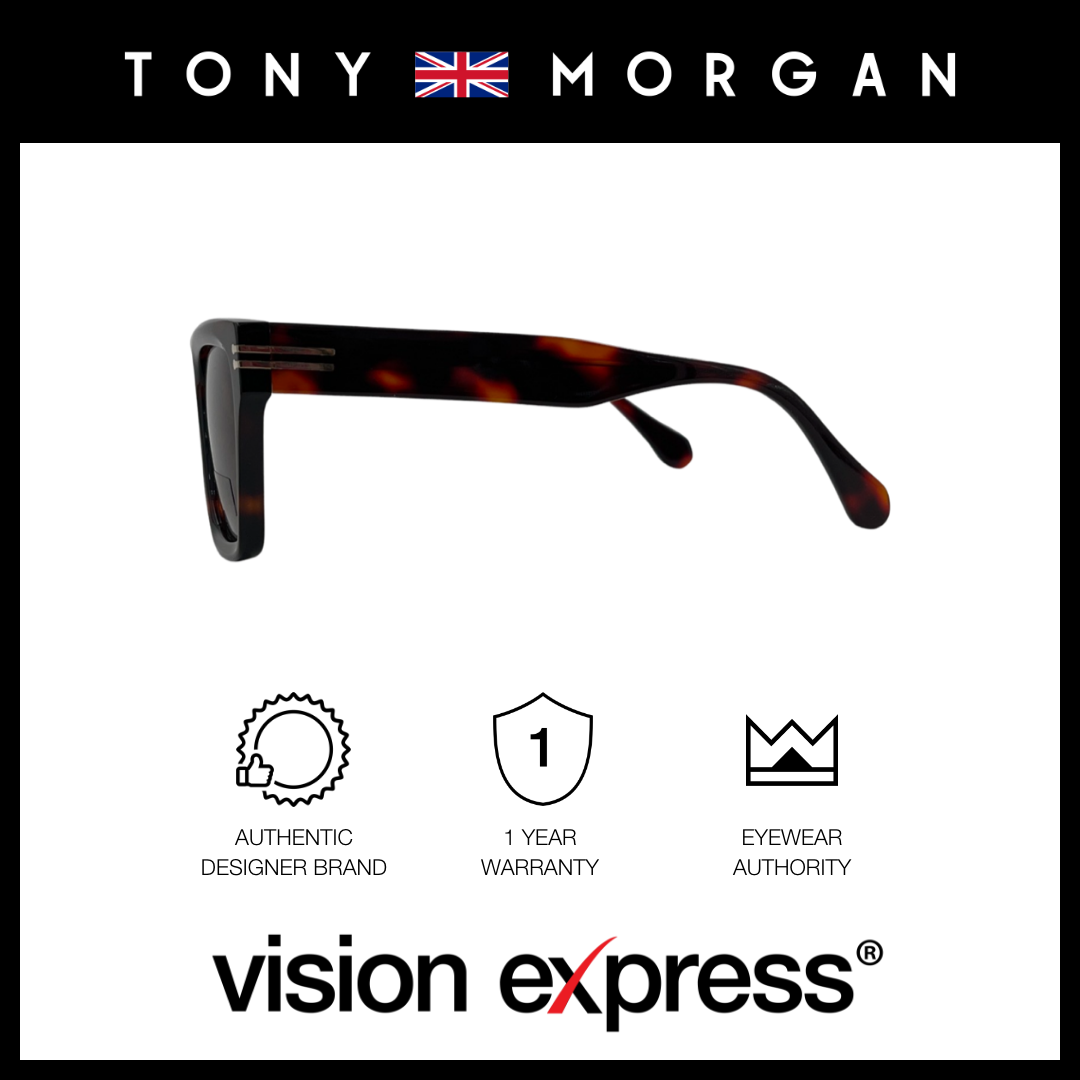 Tony Morgan Men's Brown Square Acetate Sunglasses TMLUCASBROWN55 - Vision Express Optical Philippines