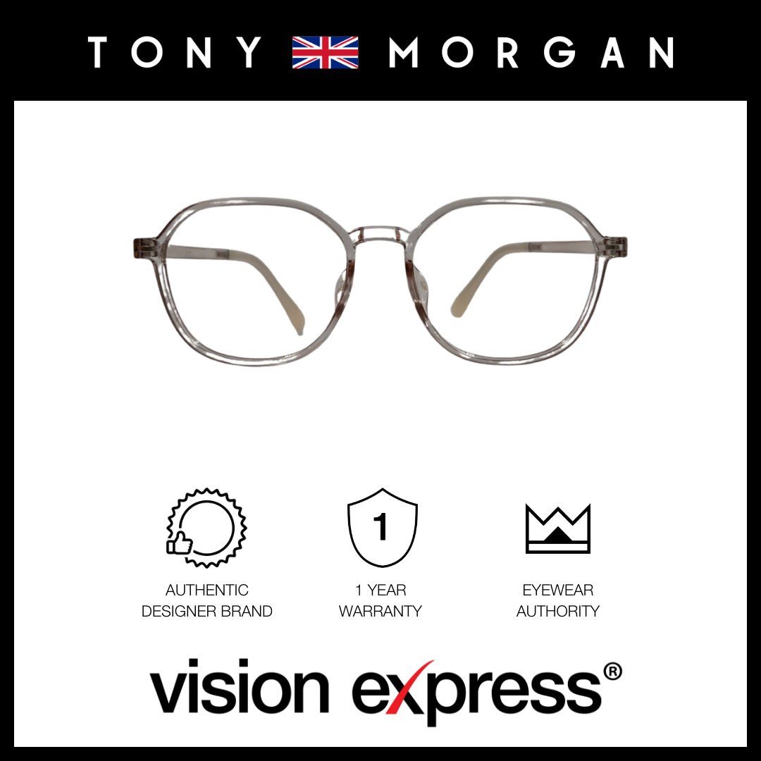 Tony Morgan Unisex Beige TR90 Round Eyeglasses TMMADDIEBEIGE51 - Vision Express Optical Philippines