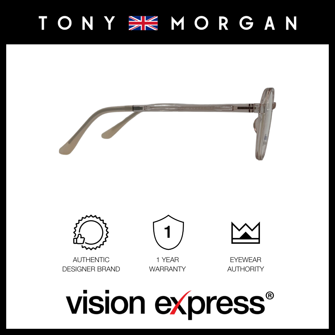 Tony Morgan Unisex Beige TR90 Round Eyeglasses TMMADDIEBEIGE51 - Vision Express Optical Philippines