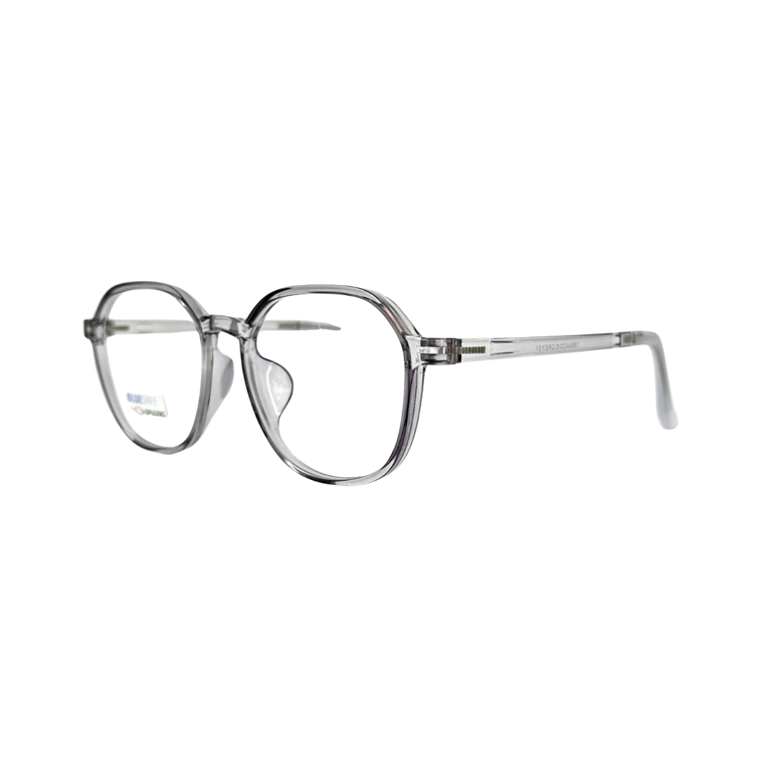 Tony Morgan Unisex Grey TR90 Round Eyeglasses TMMADDIEGREY51 - Vision Express Optical Philippines